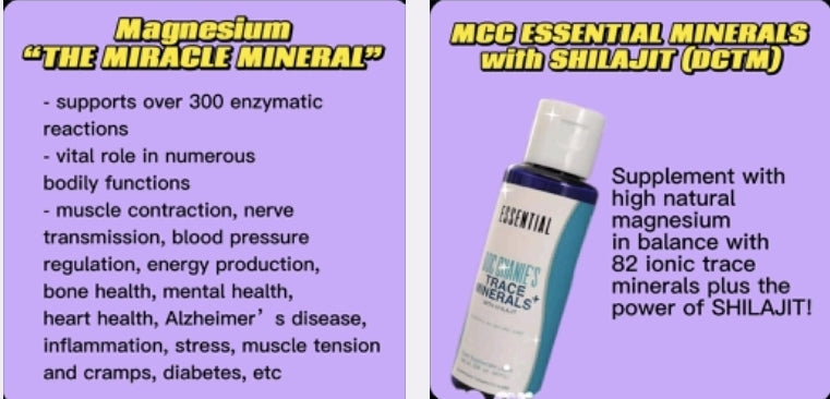 Best Seller! MCC Essential DCTM (Doc Chanie's Trace Minerals) with Shilajit- 20ml-ON SALE-READY TO SHIP!