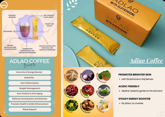 MCC Adlao Coffee-10 Sachets-$20 MINUS YOUR DISCOUNT--ON SALE-READY TO SHIP--Limit 2 per order-See for details on free shipping requirement--Ready to Ship!