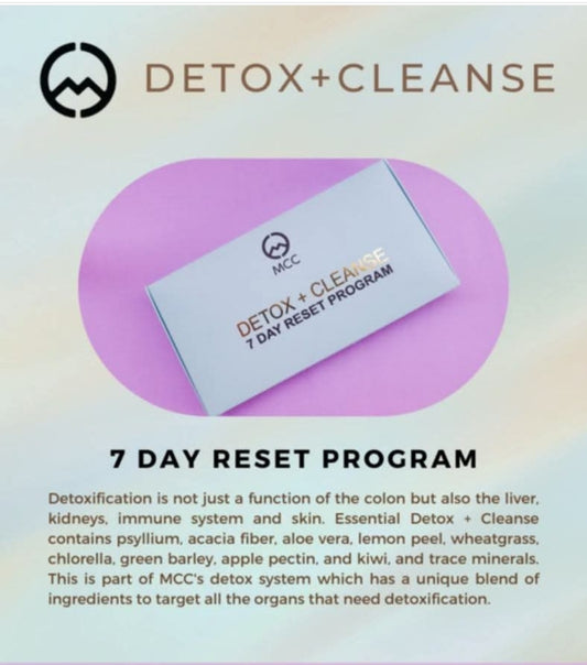 MCC Detox + Cleanse 7 Day Reset Program-ON SALE- While supplies last!-READY TO SHIP!