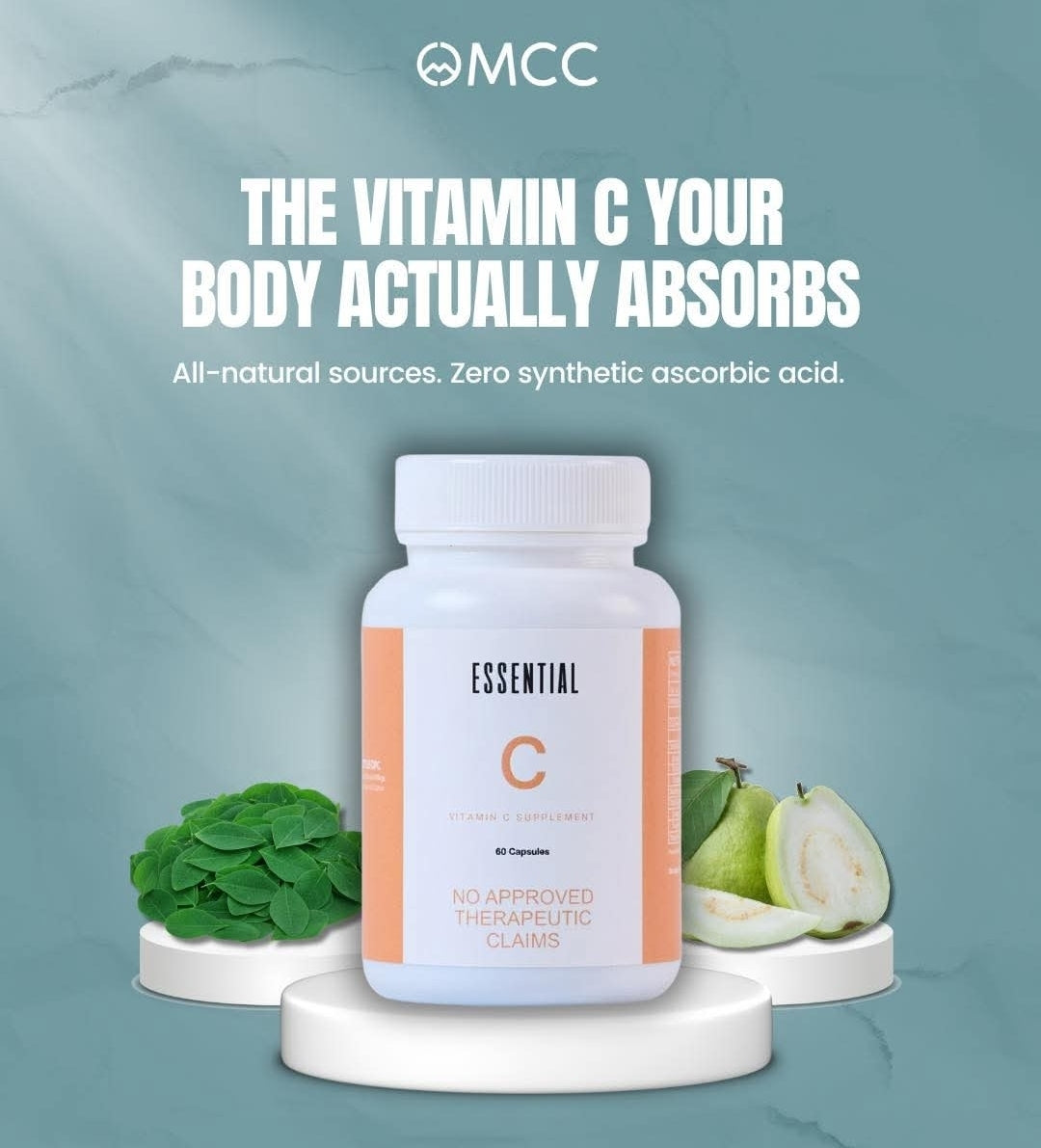 Best Seller! MCC ESSENTIAL C- 60 CAPSULES--$40 MINUS YOUR DISCOUNT--SALE ENDS 8/30/26---Ready to Ship--LIMITED STOCK!