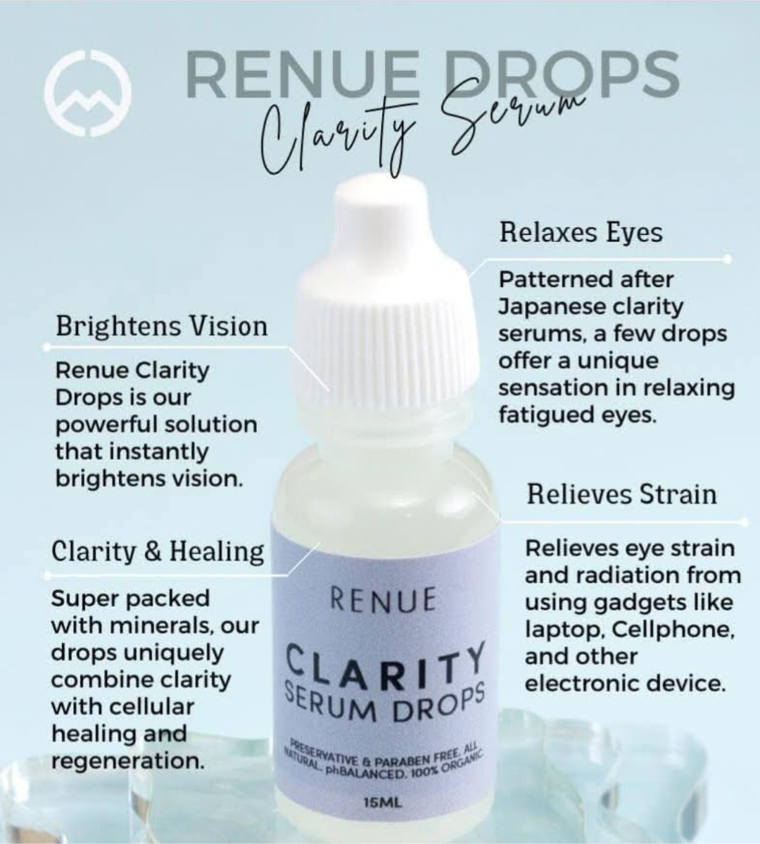 MCC Renue Clarity Serum Drops-ON SALE-READY TO SHIP!