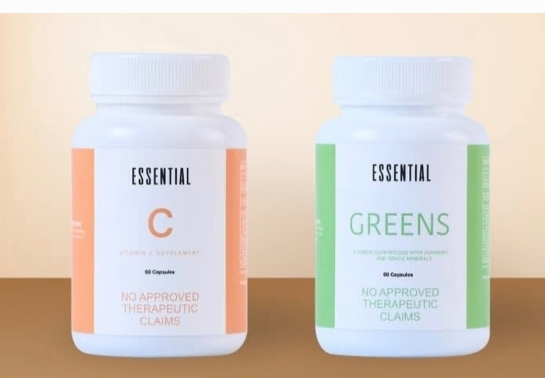 Best Seller! MCC ESSENTIAL DUO Deal 1 GREENS & 1 C 30 caps each-ON SALE $40 minus your discount----Buy Now & Save!--READY TO SHIP!